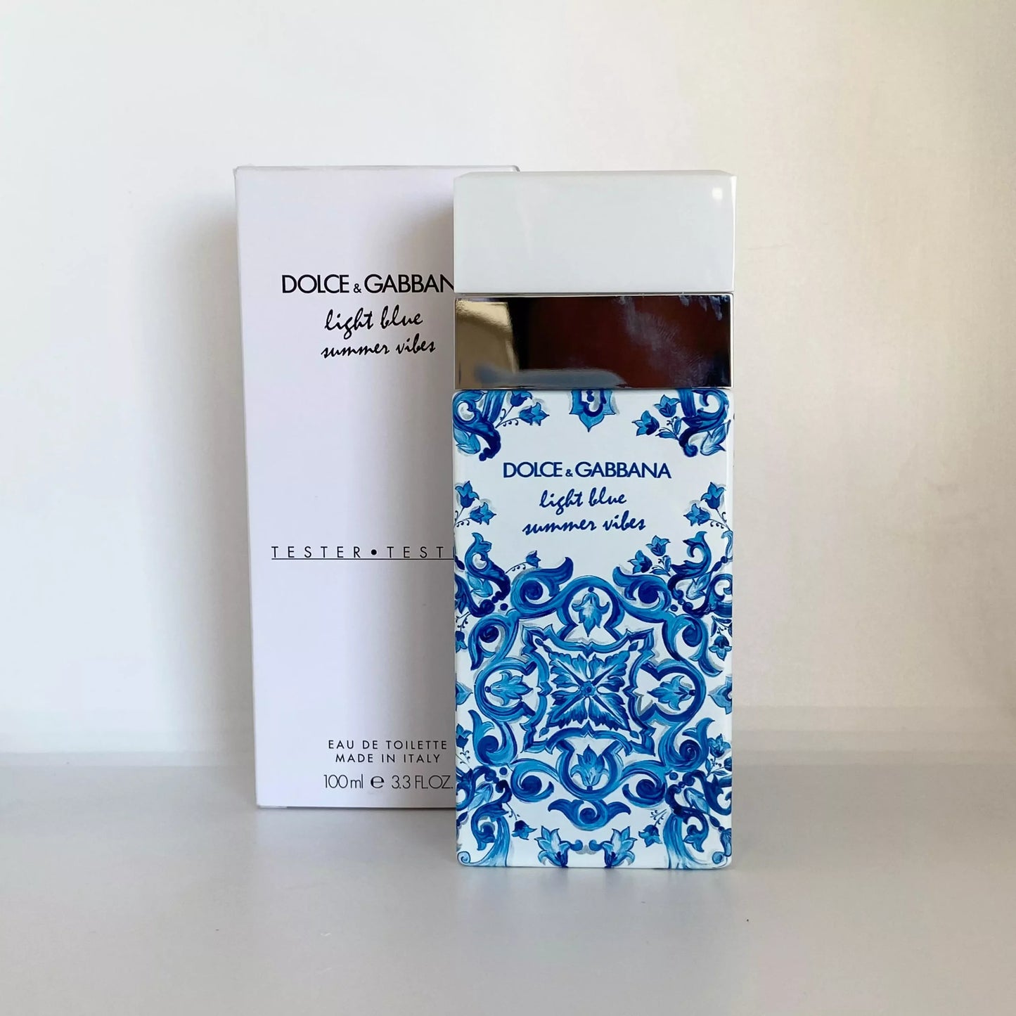 DOLCE AND GABBANA LIGHT BLUE SUMMER VIBES 100ML EDT TESTER